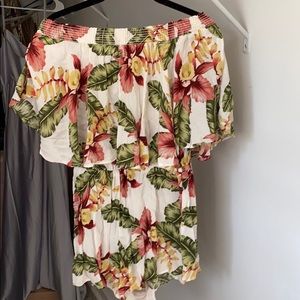 Off the shoulder romper